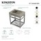 Fauceture KVSP3122A6 31" Stainless Steel Sink W/ Steel Console Sink Base, Nickel KVSP3122A6 - alternate 3